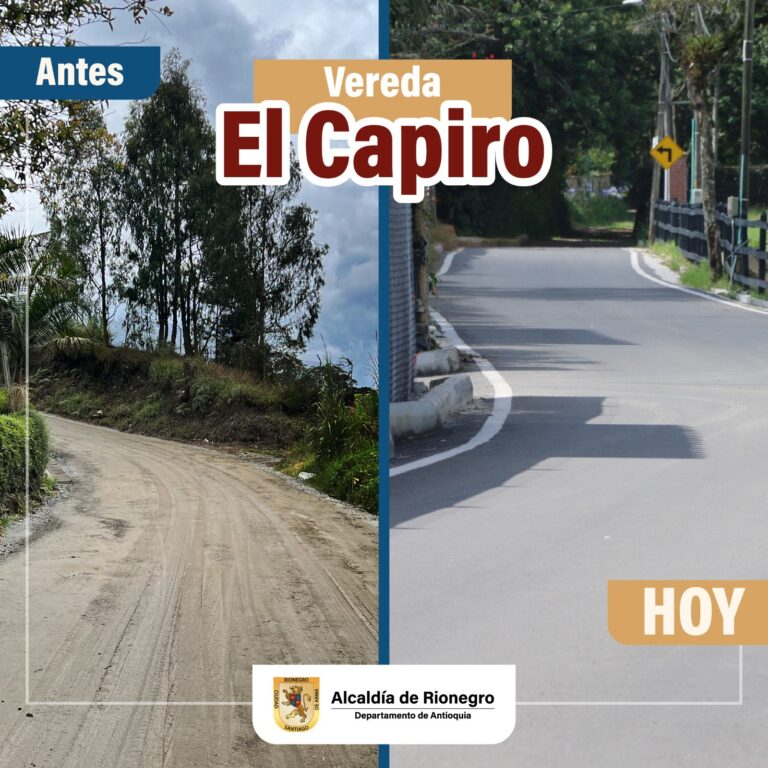 Rionegro Inaugura 12 km de Nuevas Vías en el Corregimiento Sur: Un Proyecto Transformador para la Comunidad.