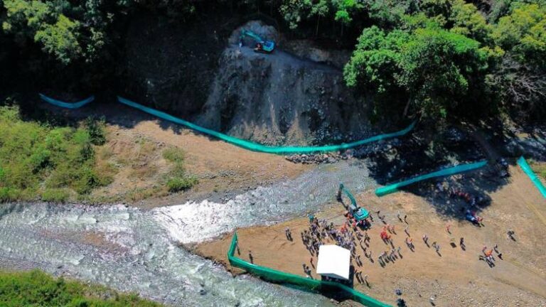 Reactivación de obras en el tramo del Túnel del Toyo cedido por el Gobierno Nacional a Antioquia.