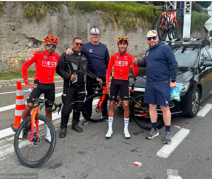 Egan Bernal sorprende con un tiempo excepcional en el Alto de Patio.