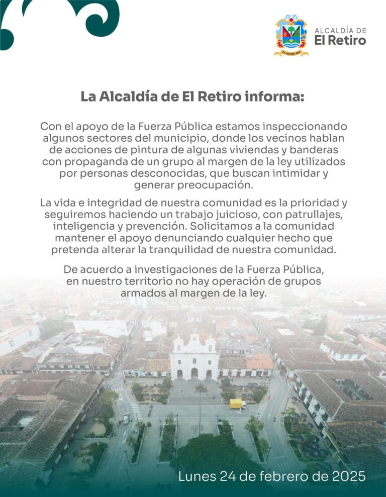 En la mañana del lunes 24 de Febrero 2025, aparecieron marcadas algunas propiedades en zona rural, marcadas con Logos alusivos a un grupo guerrillero.