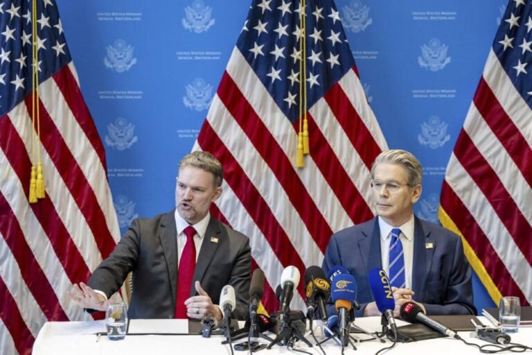 Estados Unidos y China Alcanzan Acuerdo Temporal para Reducir Aranceles y Enfrían Guerra Comercial