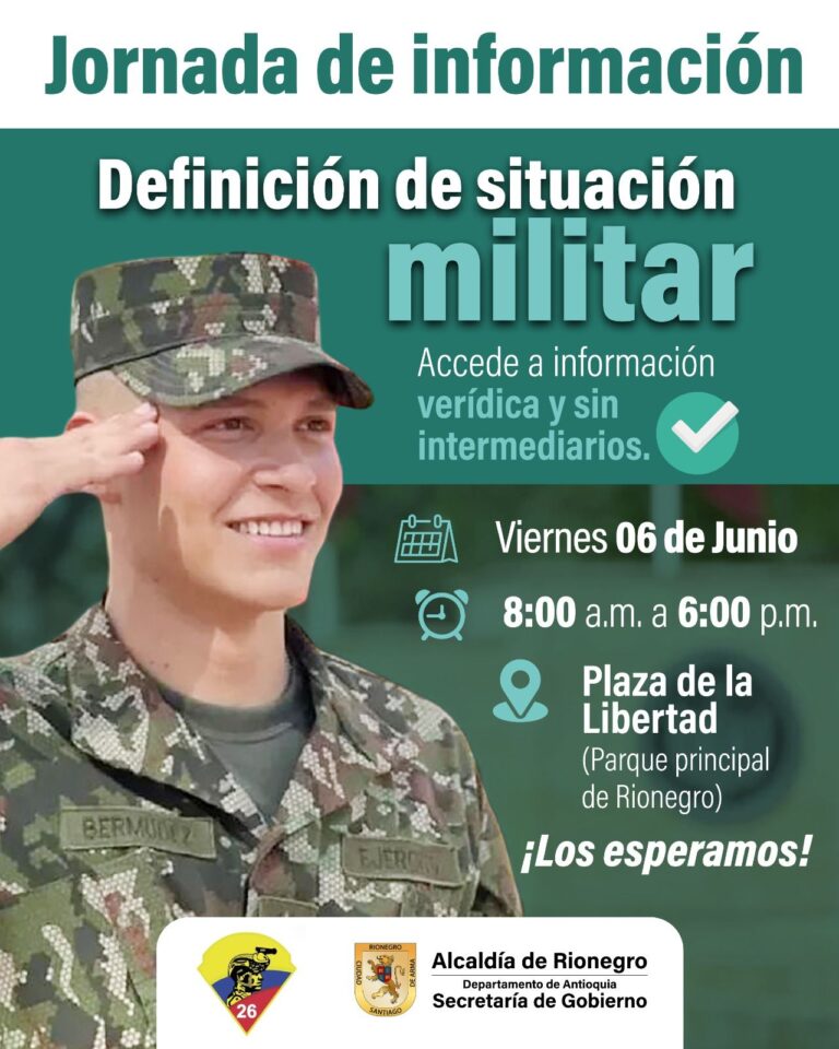 Jornada de Información para Definir Situación Militar en Rionegro