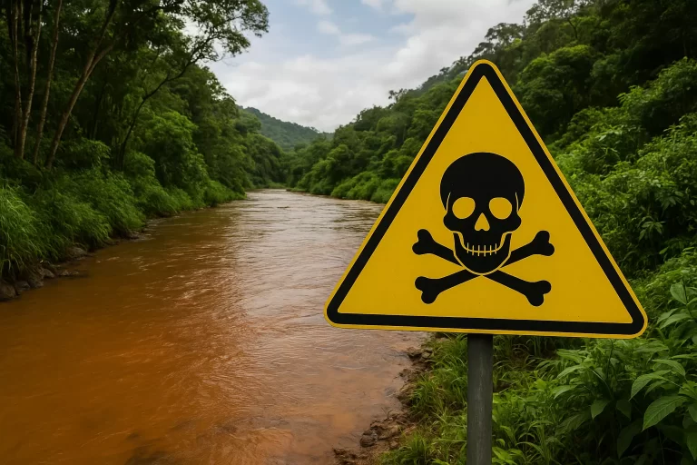 Alerta por contaminación con mercurio en ríos de San Carlos