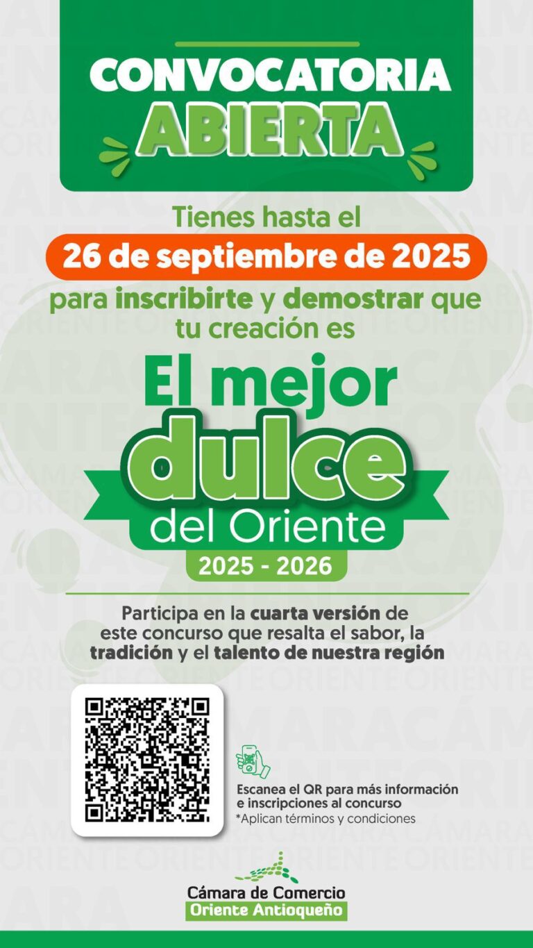 Cuarta versión del concurso El Mejor Dulce del Oriente Antioqueño