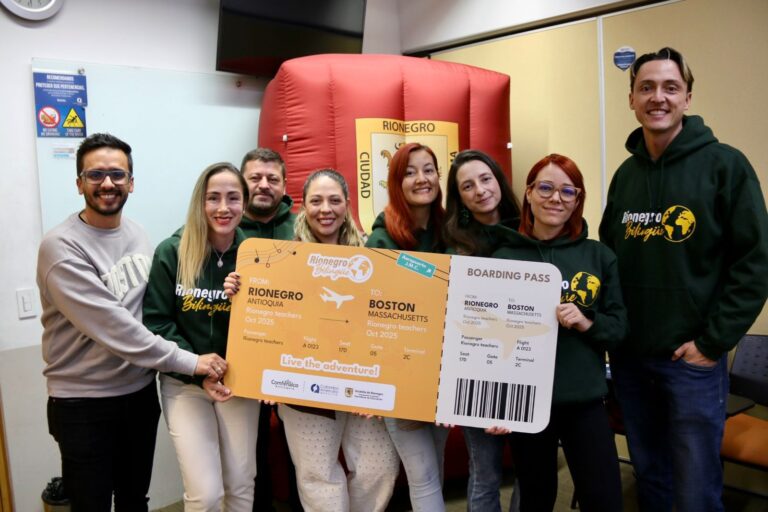 Seis docentes de Rionegro vivirán una inmersión académica y cultural en Boston