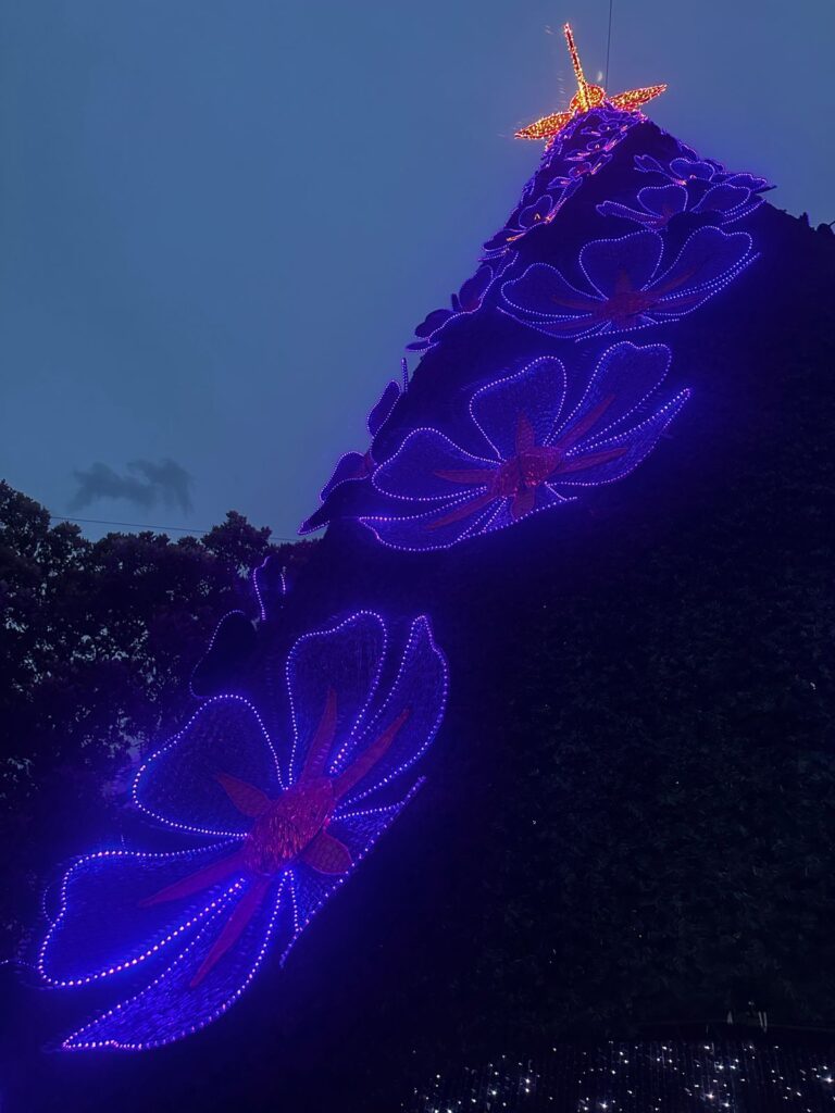 Árbol de Navidad de Medellín deslumbra con experiencia caleidoscópica