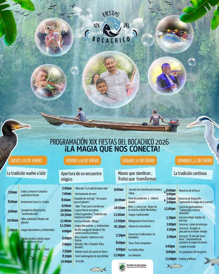 Puerto Garza enciende el Puente de Reyes con las tradicionales Fiestas del Bocachico