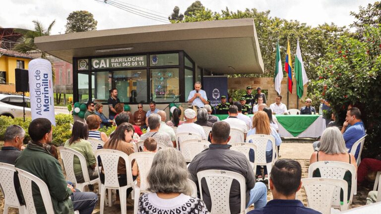 Más seguridad y policías en las calles: Alcaldía de Marinilla activa el CAI Bariloche
