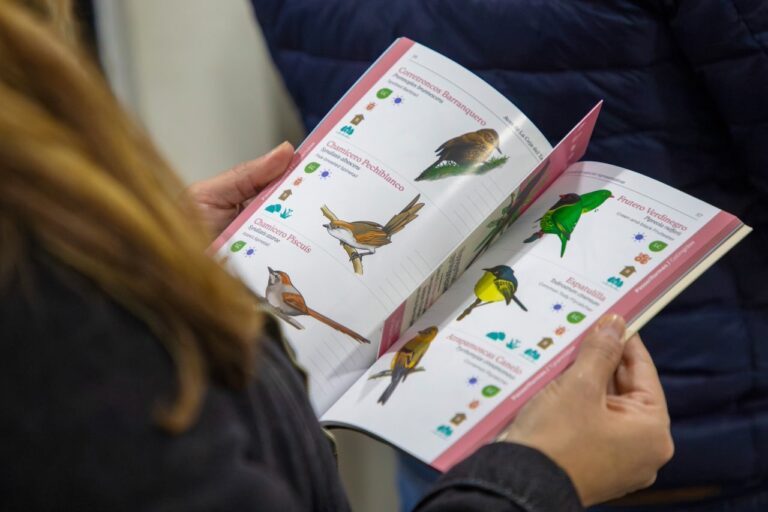 La Ceja presentó su primera guía ilustrada de aves para promover la conservación de la biodiversidad local