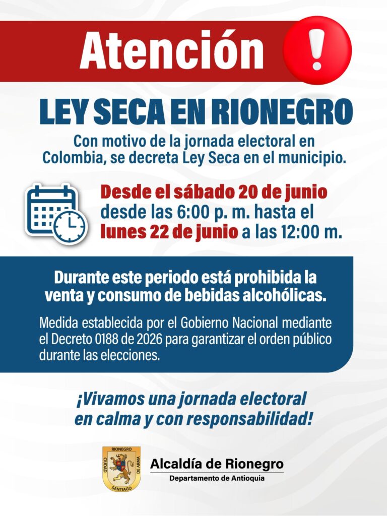 Rionegro garantiza seguridad y transparencia para la segunda vuelta presidencial
