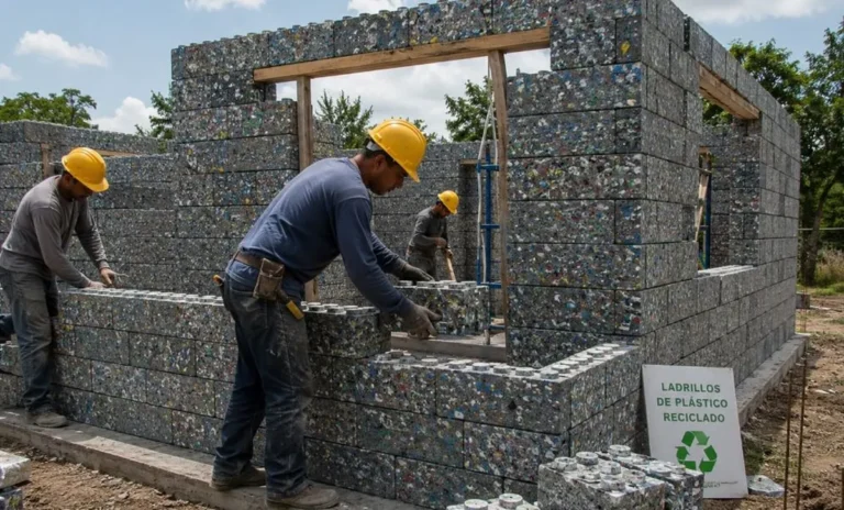 Casas económicas en 5 días: empresa colombiana crea ladrillos de plástico reciclado que revolucionan la construcción