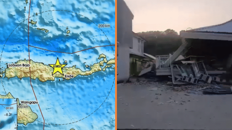 Terremoto de magnitud 7,7 en Flores, Indonesia, activa alerta de tsunami y monitoreo costero