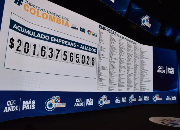 ANDI y Empresas Unidas por Colombia superan los $201.000 millones en donaciones para víctimas del terremoto en Colombia